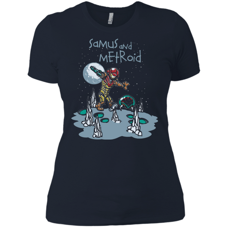 T-Shirts Midnight Navy / X-Small Samus and Metroid Women's Premium T-Shirt
