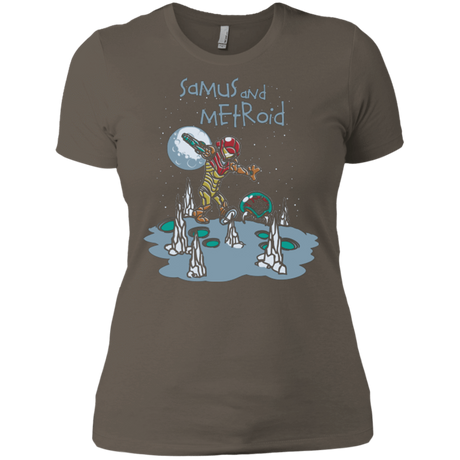 T-Shirts Warm Grey / X-Small Samus and Metroid Women's Premium T-Shirt