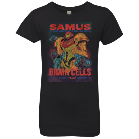 T-Shirts Black / YXS Samus Aran Propaganda Girls Premium T-Shirt