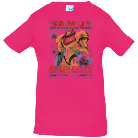 T-Shirts Hot Pink / 6 Months Samus Aran Propaganda Infant PremiumT-Shirt