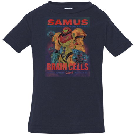 T-Shirts Navy / 6 Months Samus Aran Propaganda Infant PremiumT-Shirt