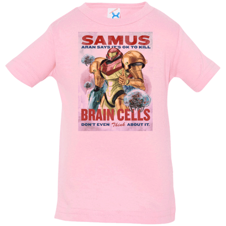 T-Shirts Pink / 6 Months Samus Aran Propaganda Infant PremiumT-Shirt