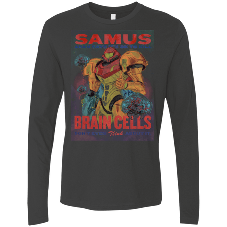 T-Shirts Heavy Metal / Small Samus Aran Propaganda Men's Premium Long Sleeve