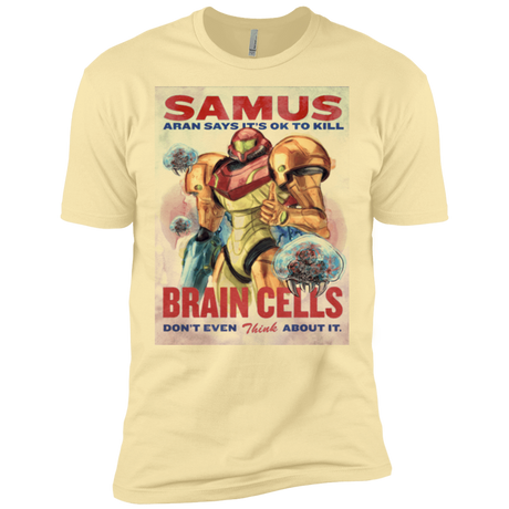 T-Shirts Banana Cream / X-Small Samus Aran Propaganda Men's Premium T-Shirt