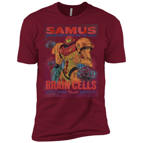T-Shirts Cardinal / X-Small Samus Aran Propaganda Men's Premium T-Shirt