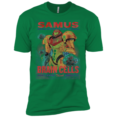 T-Shirts Kelly Green / X-Small Samus Aran Propaganda Men's Premium T-Shirt