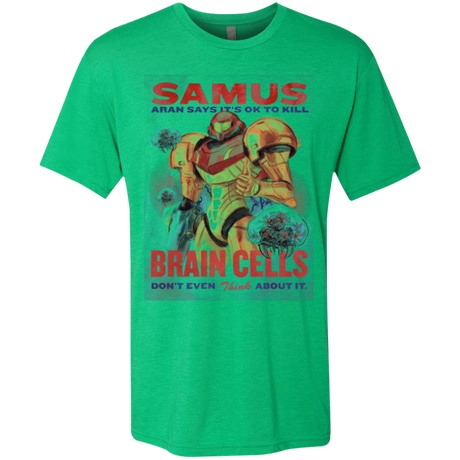 T-Shirts Envy / Small Samus Aran Propaganda Men's Triblend T-Shirt
