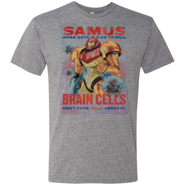 T-Shirts Premium Heather / Small Samus Aran Propaganda Men's Triblend T-Shirt