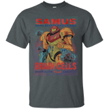 T-Shirts Dark Heather / Small Samus Aran Propaganda T-Shirt