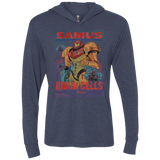 T-Shirts Vintage Navy / X-Small Samus Aran Propaganda Triblend Long Sleeve Hoodie Tee