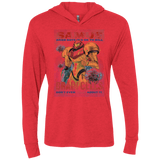 Samus Aran Propaganda Triblend Long Sleeve Hoodie Tee