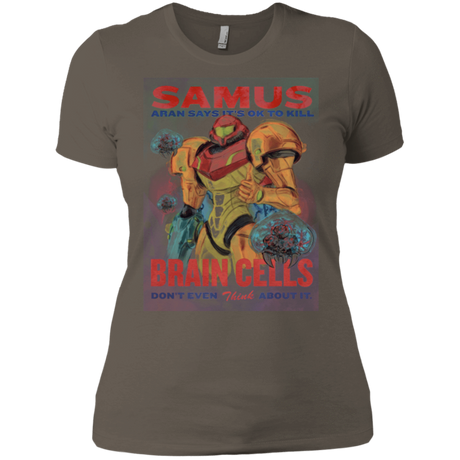 T-Shirts Warm Grey / X-Small Samus Aran Propaganda Women's Premium T-Shirt