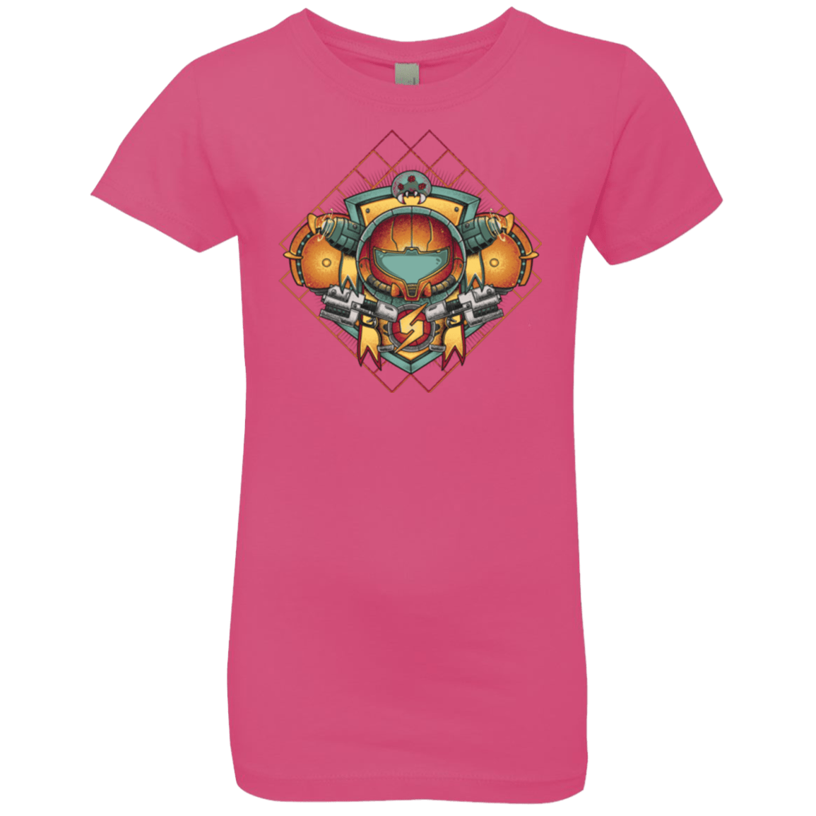 T-Shirts Hot Pink / YXS Samus crest Girls Premium T-Shirt