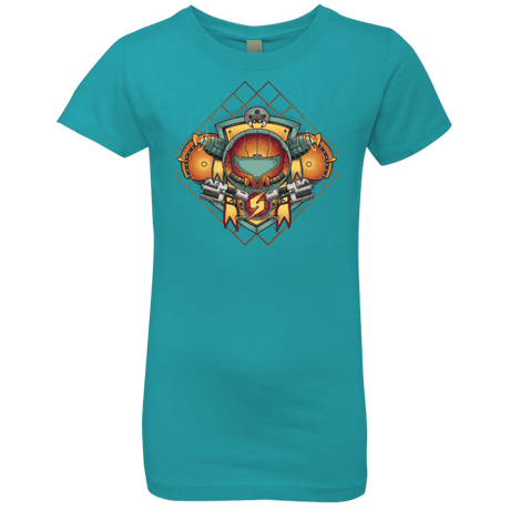 T-Shirts Tahiti Blue / YXS Samus crest Girls Premium T-Shirt