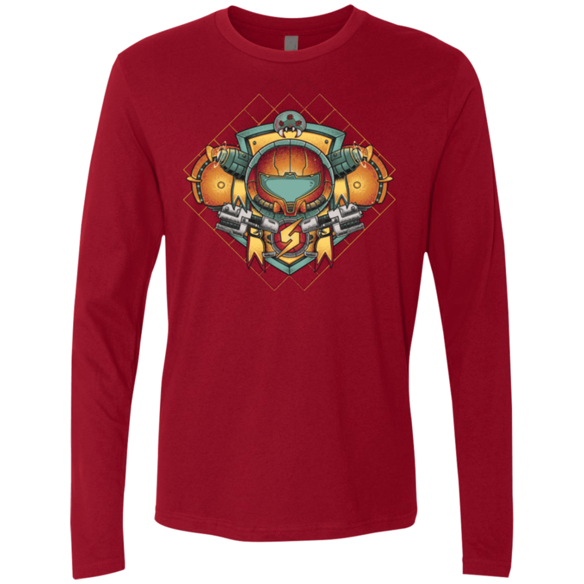 T-Shirts Cardinal / Small Samus crest Men's Premium Long Sleeve