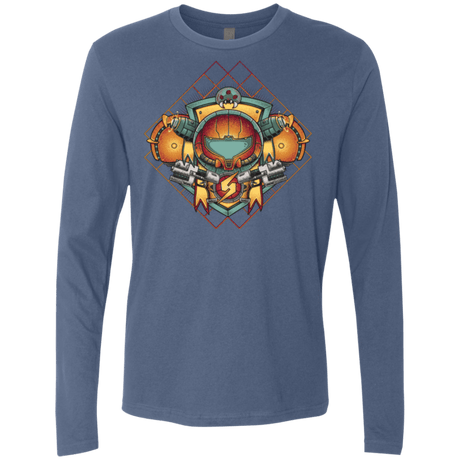 T-Shirts Indigo / Small Samus crest Men's Premium Long Sleeve