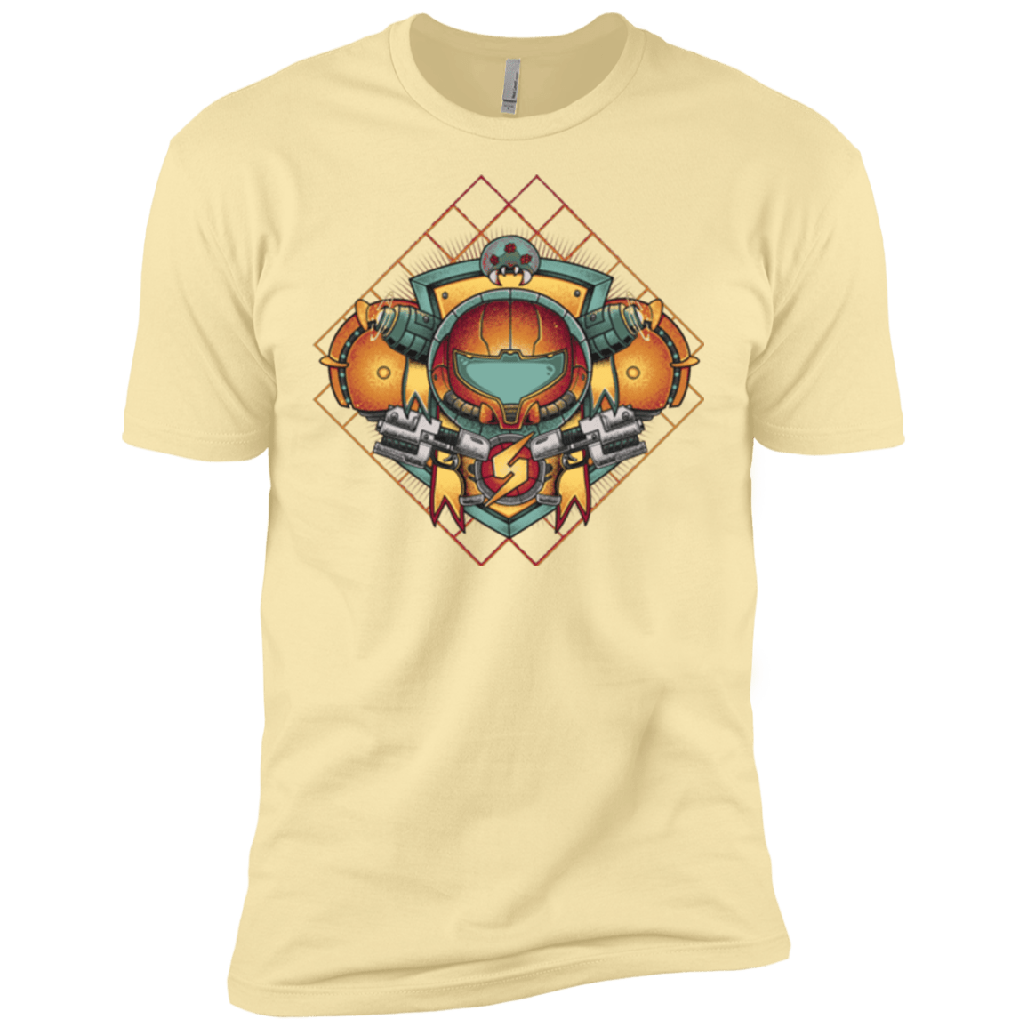 T-Shirts Banana Cream / X-Small Samus crest Men's Premium T-Shirt