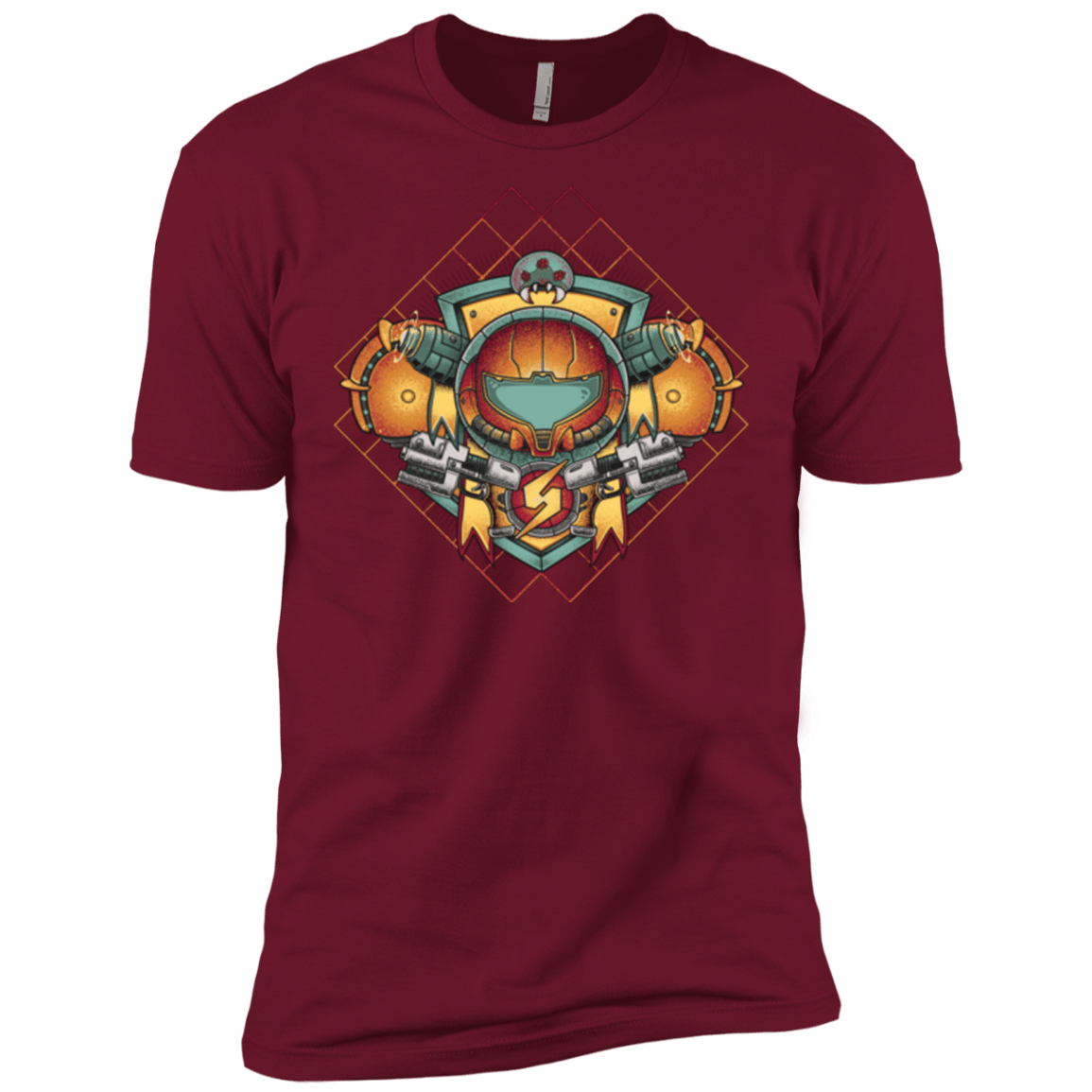T-Shirts Cardinal / X-Small Samus crest Men's Premium T-Shirt