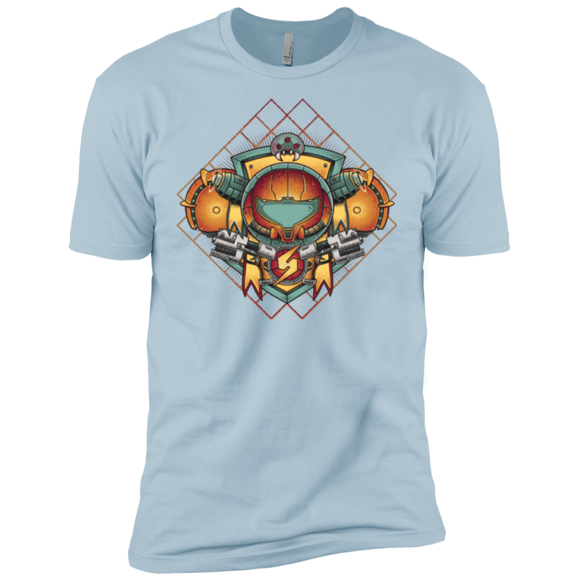 T-Shirts Light Blue / X-Small Samus crest Men's Premium T-Shirt