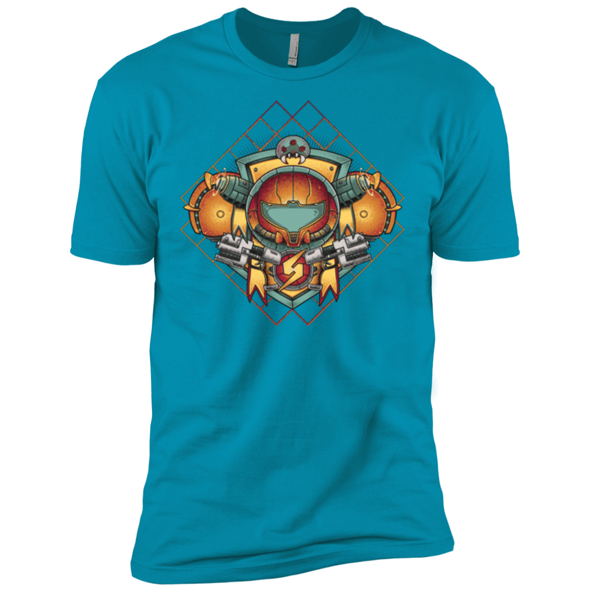T-Shirts Turquoise / X-Small Samus crest Men's Premium T-Shirt