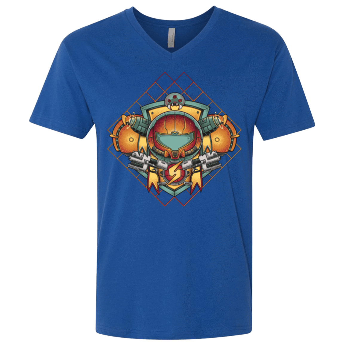 T-Shirts Royal / X-Small Samus crest Men's Premium V-Neck