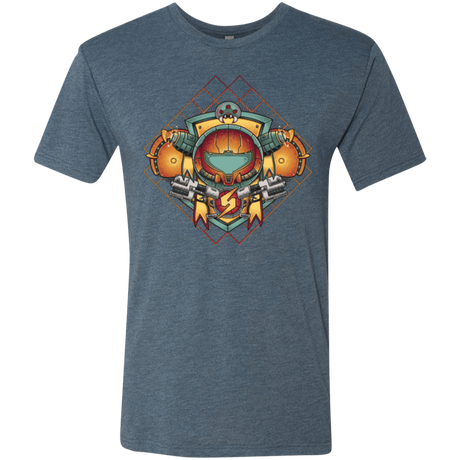 T-Shirts Indigo / Small Samus crest Men's Triblend T-Shirt