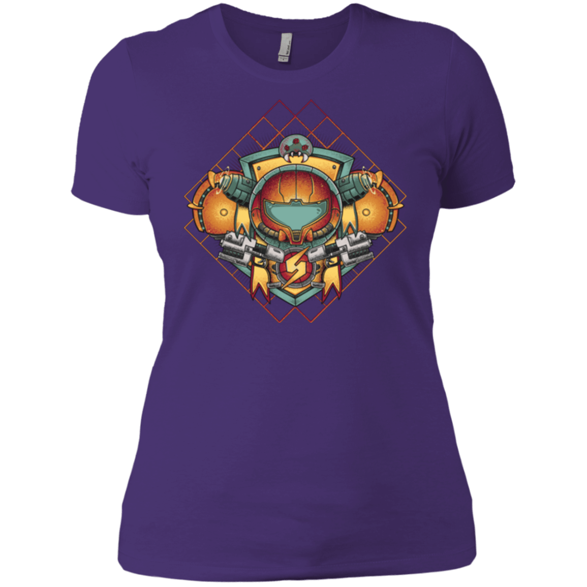 T-Shirts Purple / X-Small Samus crest Women's Premium T-Shirt
