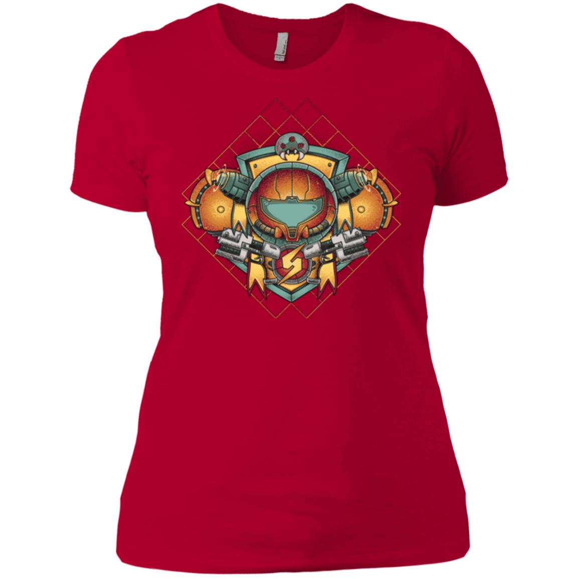 T-Shirts Red / X-Small Samus crest Women's Premium T-Shirt