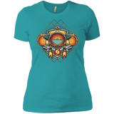 T-Shirts Tahiti Blue / X-Small Samus crest Women's Premium T-Shirt