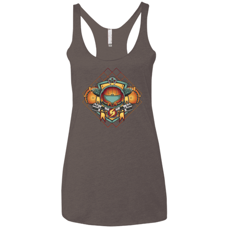 T-Shirts Macchiato / X-Small Samus crest Women's Triblend Racerback Tank