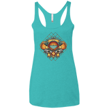 T-Shirts Tahiti Blue / X-Small Samus crest Women's Triblend Racerback Tank