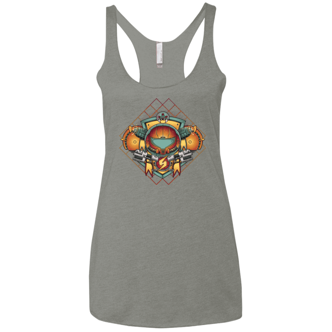 T-Shirts Venetian Grey / X-Small Samus crest Women's Triblend Racerback Tank