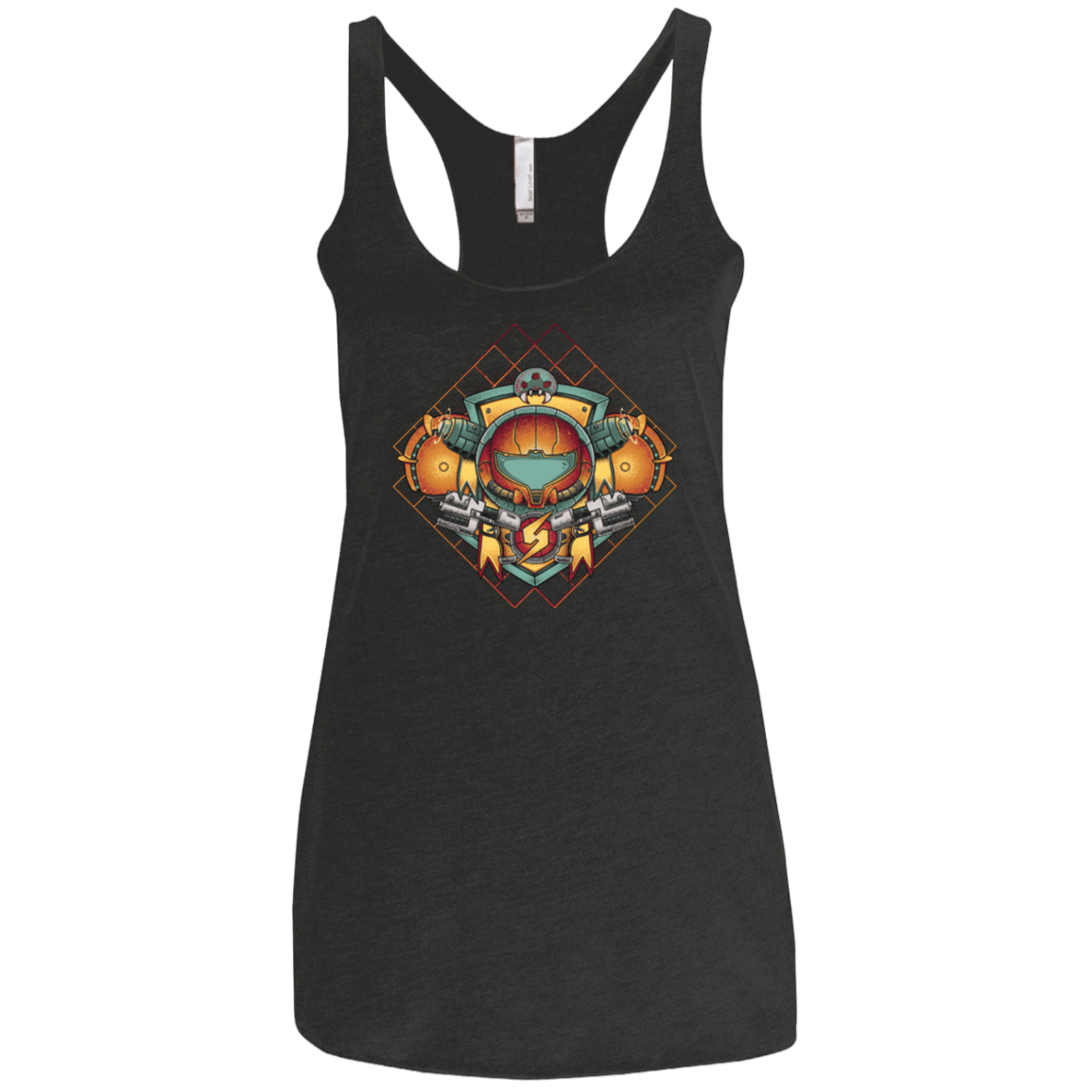 T-Shirts Vintage Black / X-Small Samus crest Women's Triblend Racerback Tank