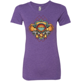 T-Shirts Purple Rush / Small Samus crest Women's Triblend T-Shirt