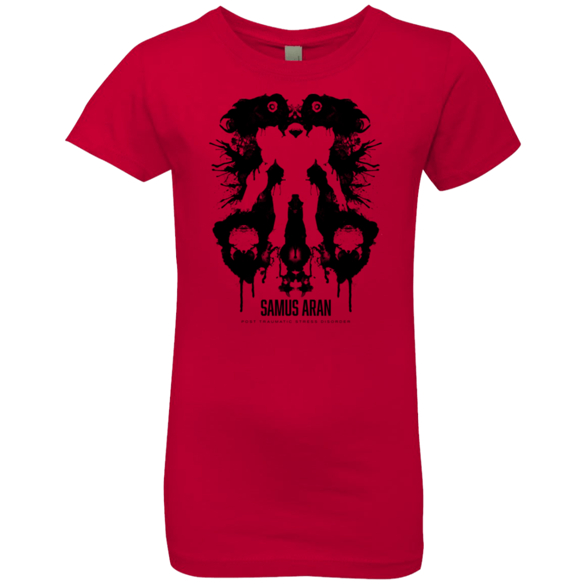 T-Shirts Red / YXS Samus Ink Blot Girls Premium T-Shirt