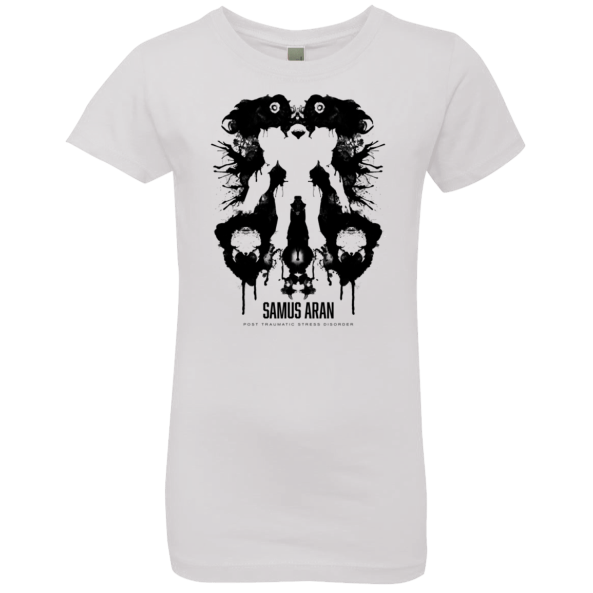 T-Shirts White / YXS Samus Ink Blot Girls Premium T-Shirt