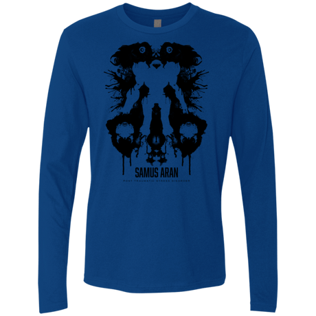 T-Shirts Royal / Small Samus Ink Blot Men's Premium Long Sleeve