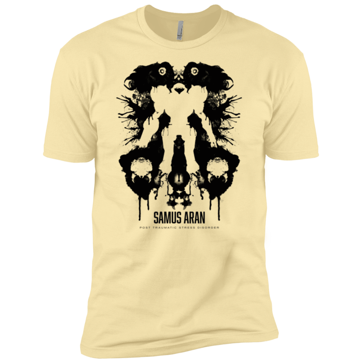 T-Shirts Banana Cream / X-Small Samus Ink Blot Men's Premium T-Shirt