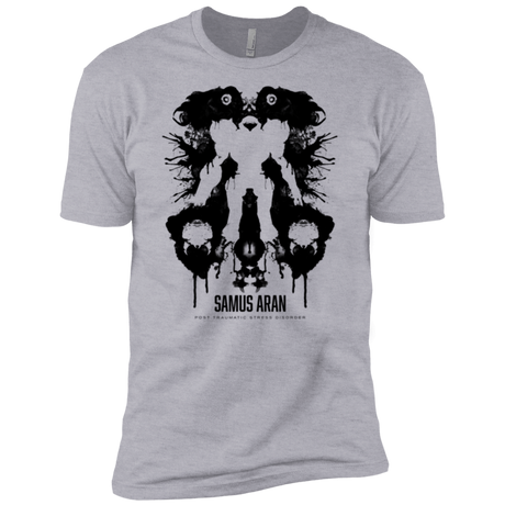 T-Shirts Heather Grey / X-Small Samus Ink Blot Men's Premium T-Shirt