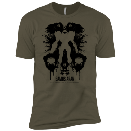 T-Shirts Military Green / X-Small Samus Ink Blot Men's Premium T-Shirt