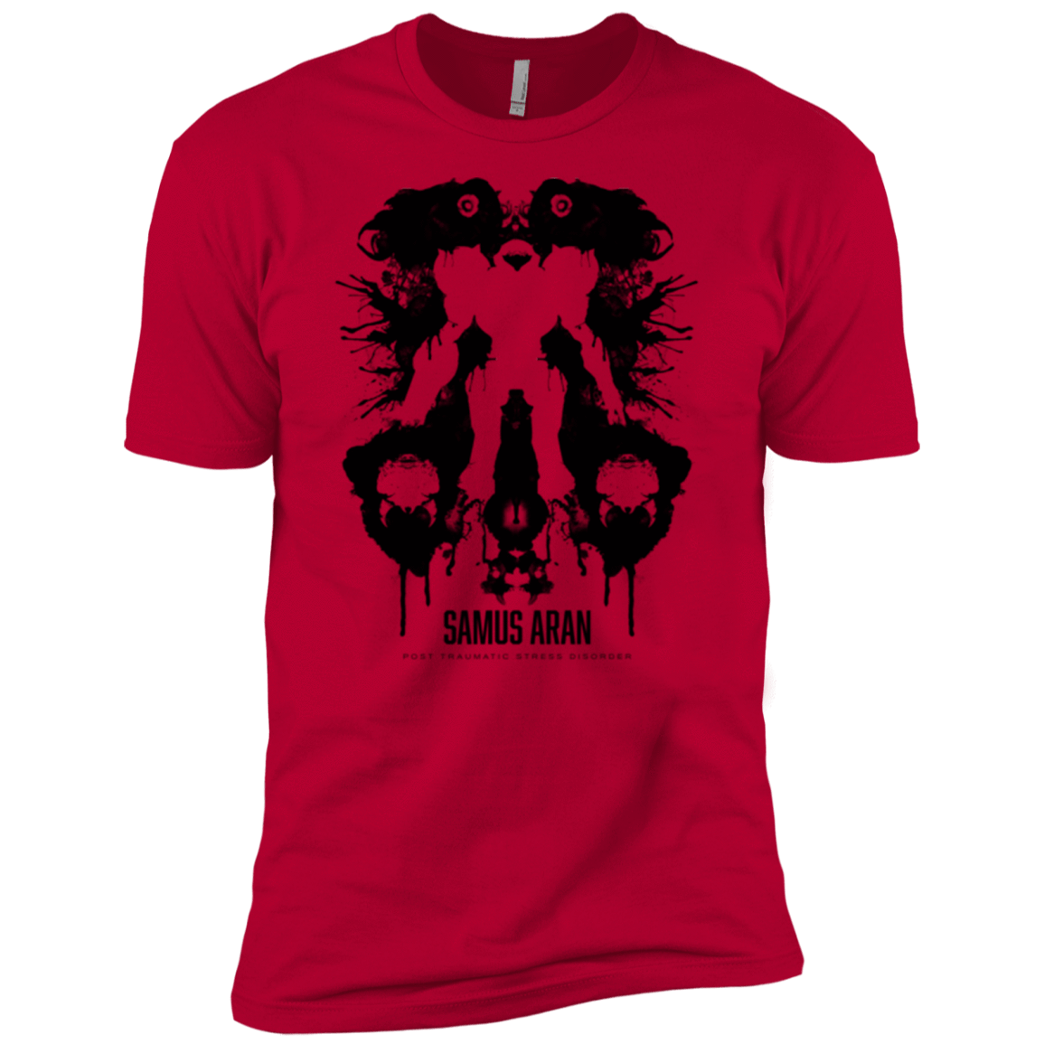 T-Shirts Red / X-Small Samus Ink Blot Men's Premium T-Shirt