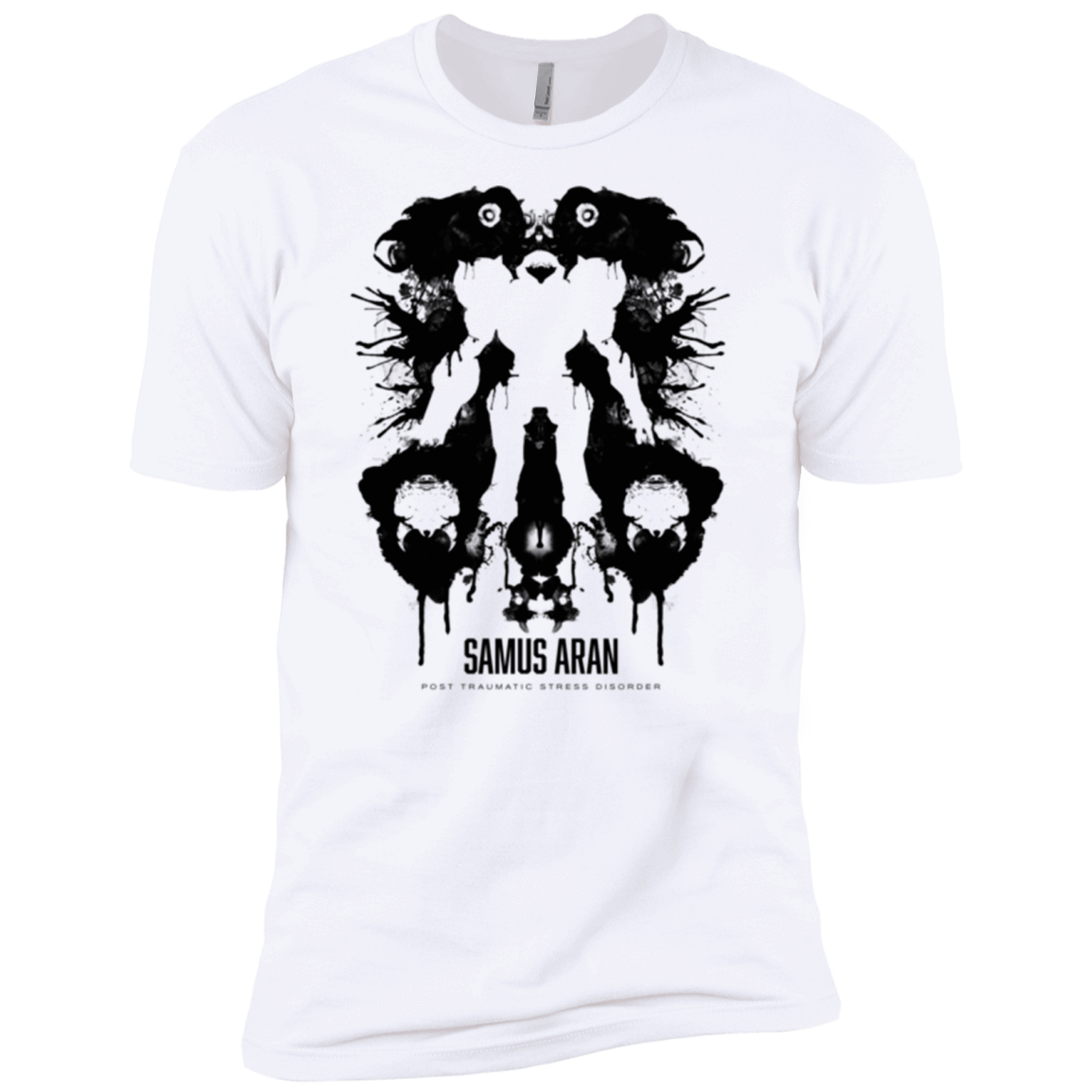 T-Shirts White / X-Small Samus Ink Blot Men's Premium T-Shirt