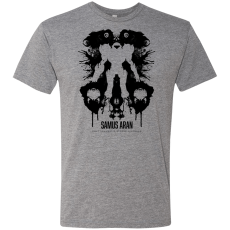 T-Shirts Premium Heather / Small Samus Ink Blot Men's Triblend T-Shirt