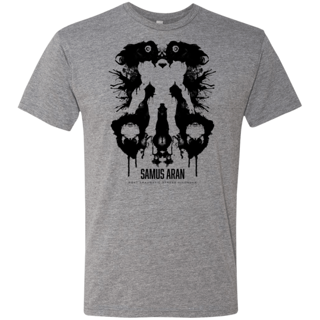 T-Shirts Premium Heather / Small Samus Ink Blot Men's Triblend T-Shirt