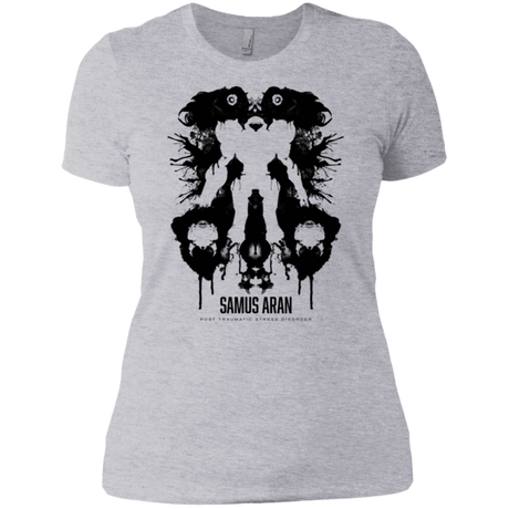 T-Shirts Heather Grey / X-Small Samus Ink Blot Women's Premium T-Shirt