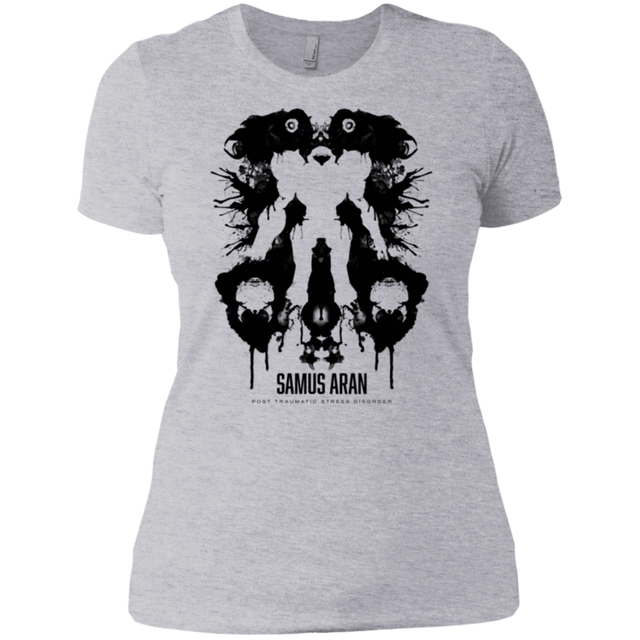 T-Shirts Heather Grey / X-Small Samus Ink Blot Women's Premium T-Shirt