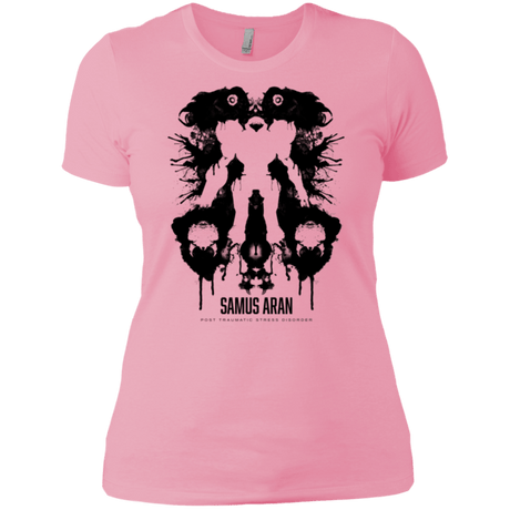 T-Shirts Light Pink / X-Small Samus Ink Blot Women's Premium T-Shirt