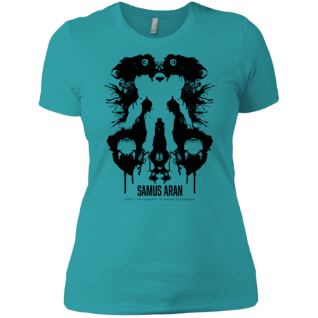 T-Shirts Tahiti Blue / X-Small Samus Ink Blot Women's Premium T-Shirt