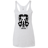 T-Shirts Heather White / X-Small Samus Ink Blot Women's Triblend Racerback Tank