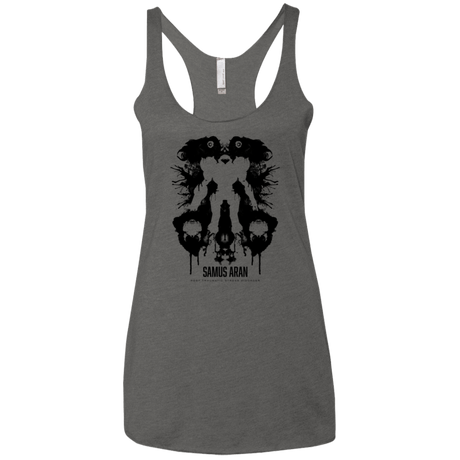 T-Shirts Premium Heather / X-Small Samus Ink Blot Women's Triblend Racerback Tank